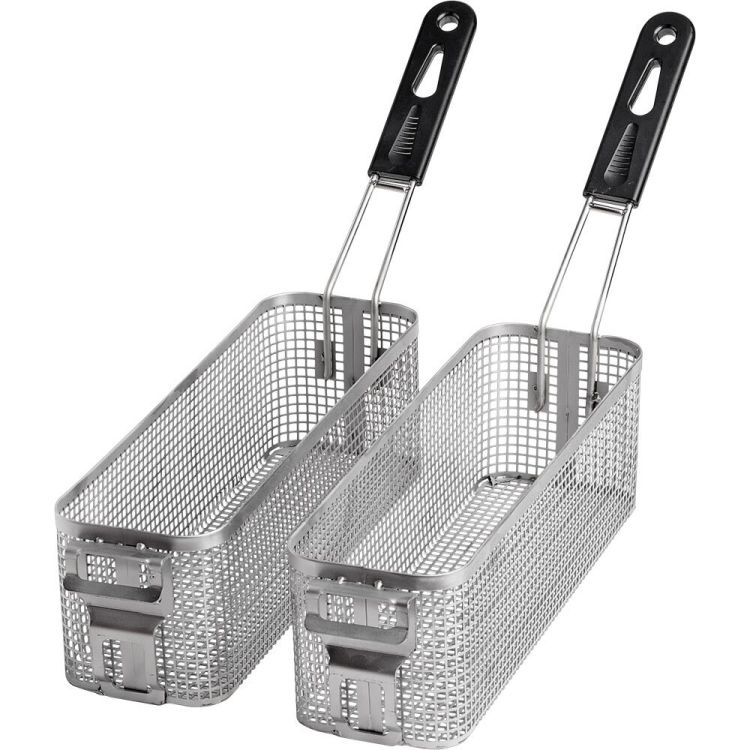 Lot de 2 paniers à friture pour friteuse FS12109S, 105 x 315 x 110 mm (L x P x H)