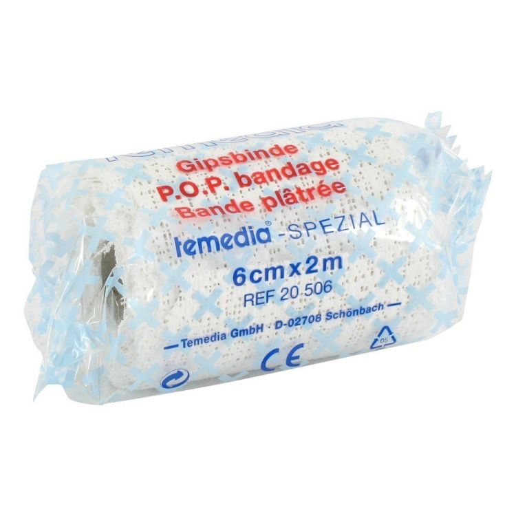 Temedia-SPEZIAL  Gipsbinde in Folie verpackt