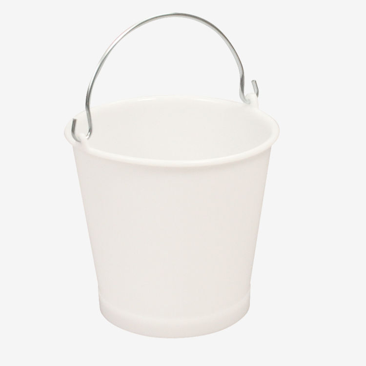 Seau rond 10 L anse inox