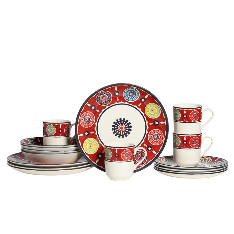 Sumaya Red WL - Kombiservice 16-tlg