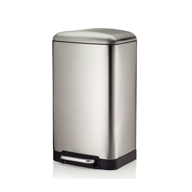 Treteimer Davino Edelstahl silber matt Sil. Close