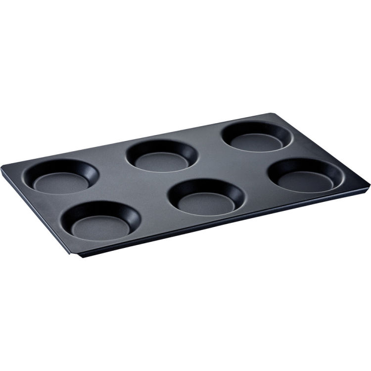 Plaque de cuisson antiadhésive, 6 empreintes