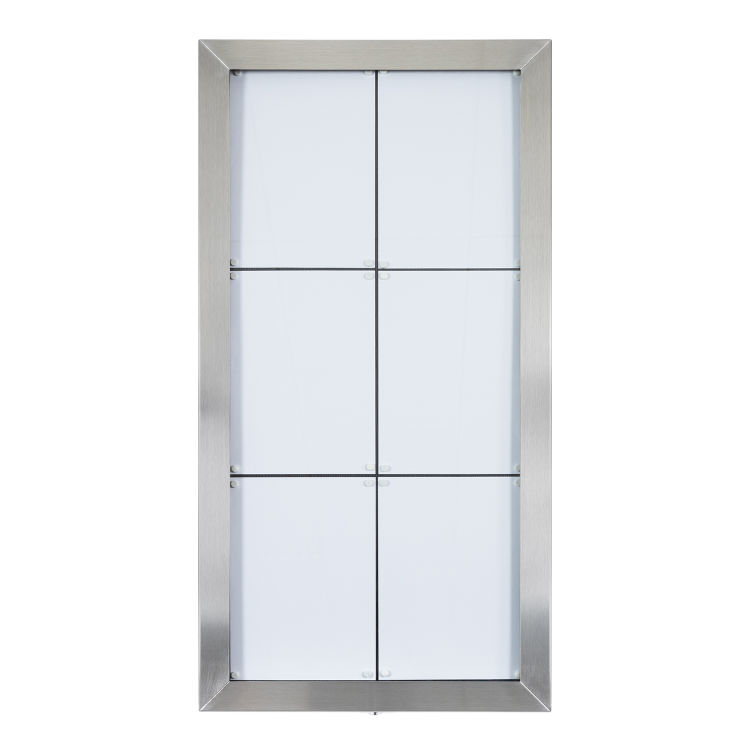 LED-Menühalter A4 Stainless Steel – Edelstahl – 6 Ansichten
