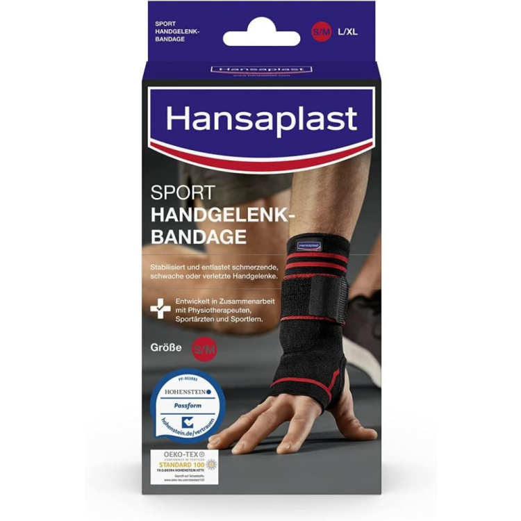 Hansaplast Handgelenk-BandageGr. S/M Handgelenkumfang: 15,0 - 18,0 cm