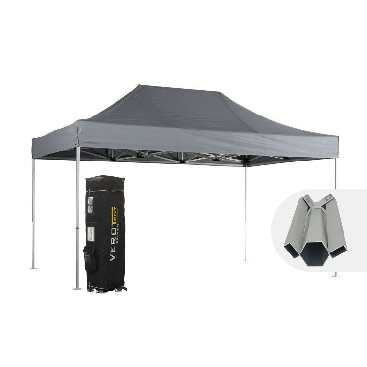 VeroTENT Faltpavillon 3x4,5m Budget50 mit Dach