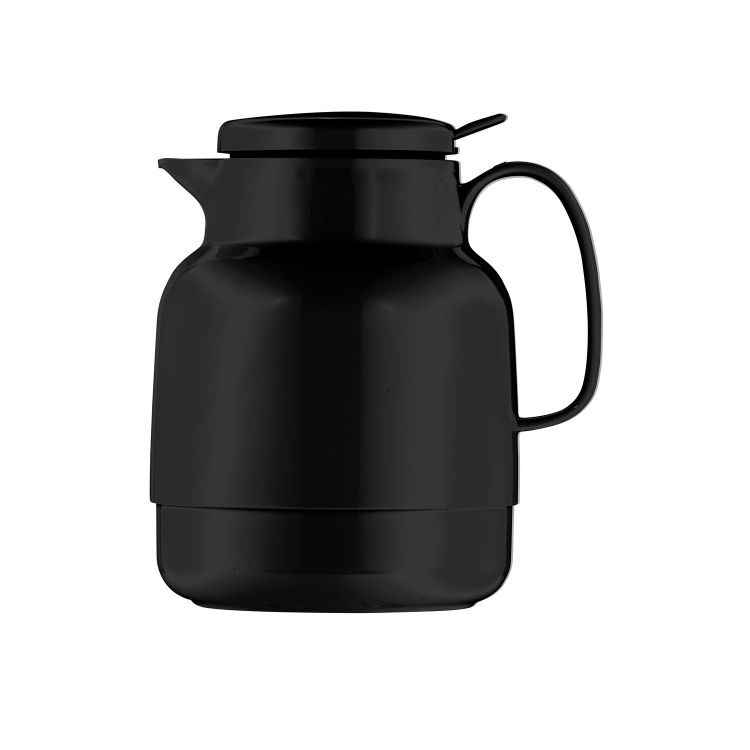 Isolierkanne 1,3 l schwarz m. Drucktaste