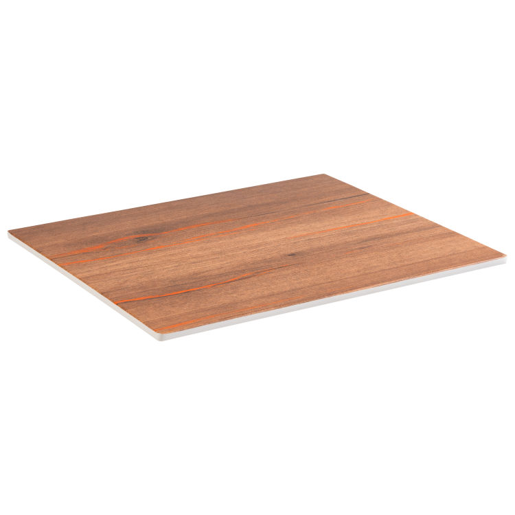 GN 1/2 Tablett -CRAZY WOOD- 32,5 x 26,5 cm, H: 1 cm Melamin, Holzoptik
