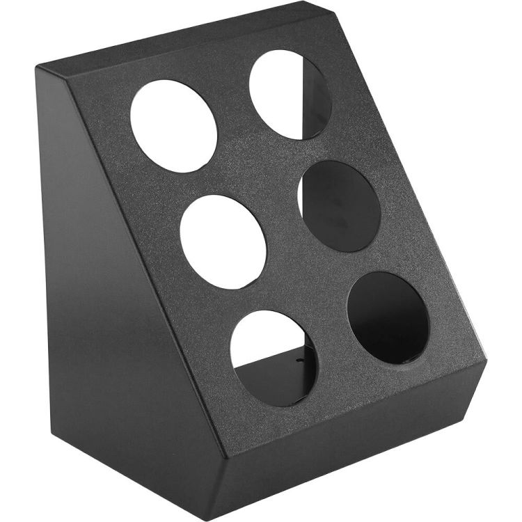 Bac à couverts, noir, pour 6 range-couverts