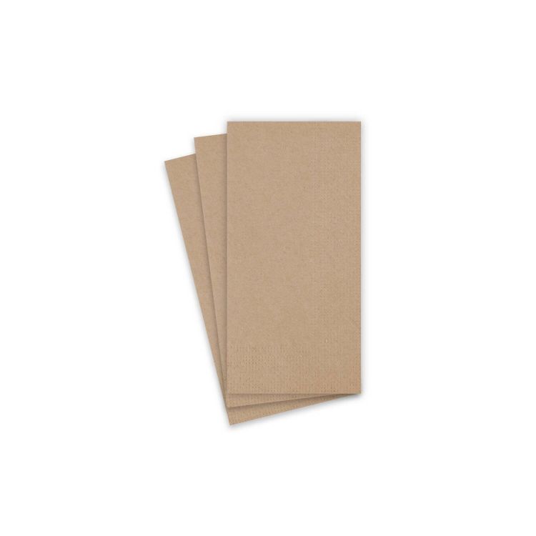 Sobsy Recycling-Serviette, braun, 33x33cm, 2-lagig, 1/8 Buchfalz, 2.000 Stück