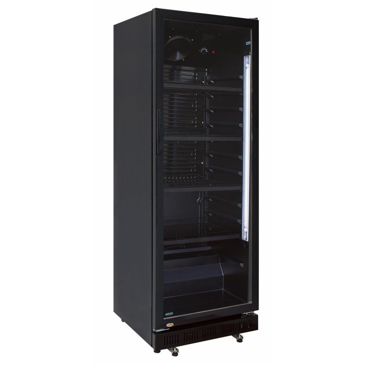 Flaschenkühlschrank 310 L 620x635x1562 mm, schwarz