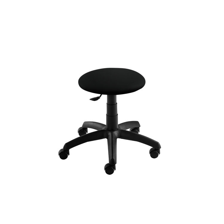 Drehhocker 1282, Kunstleder, Teppichbodenrollen