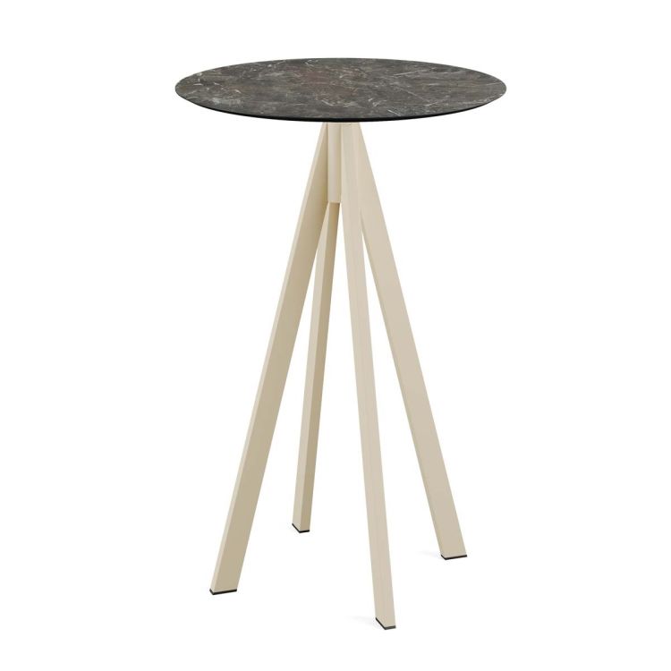 Mange-debout Infinity Ø 70 cm, piètement sable