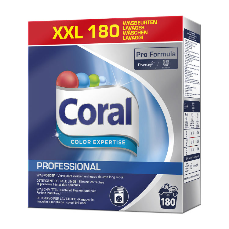 Coral Pro Formula Color Expertise, Color-Waschmittel mit Farb- und Faserschutz