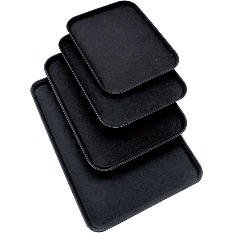 Plateau de service rectangulaire antidérapant