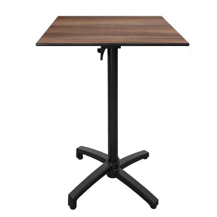 Outdoor Klapp-Stehtisch Diabolo quadratisch