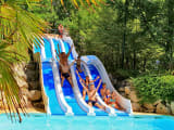 A new aquatic play area at the La Paille Basse campsite