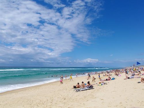 les landes plage