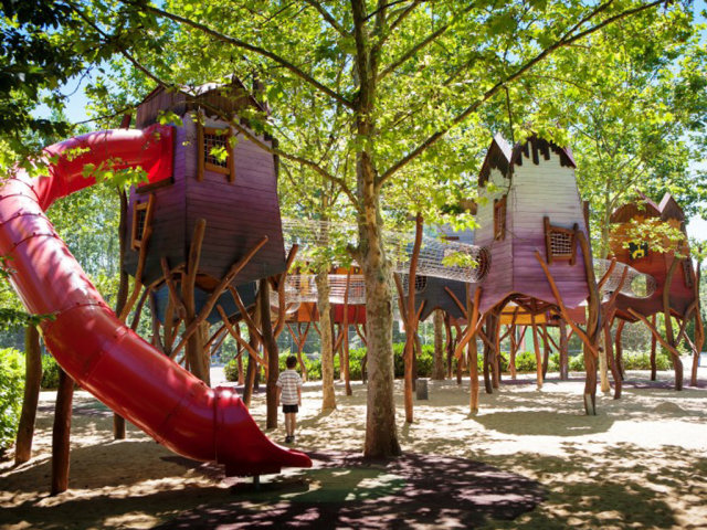 La estructura lúdica del camping Domaine Duravel