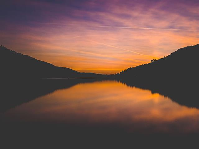Le lac de Gérardmer dans les Vosges