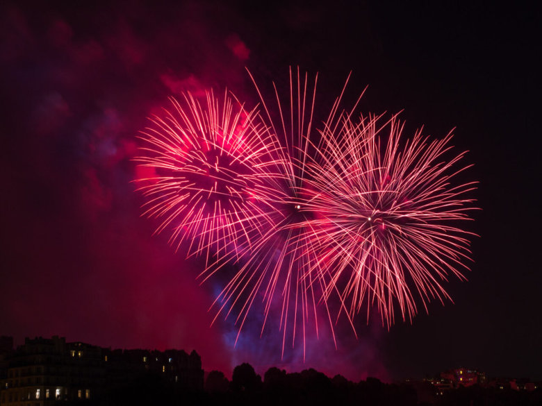 Top 5 des villes où profiter des plus beaux feux d'artifice pour le 14  juillet !