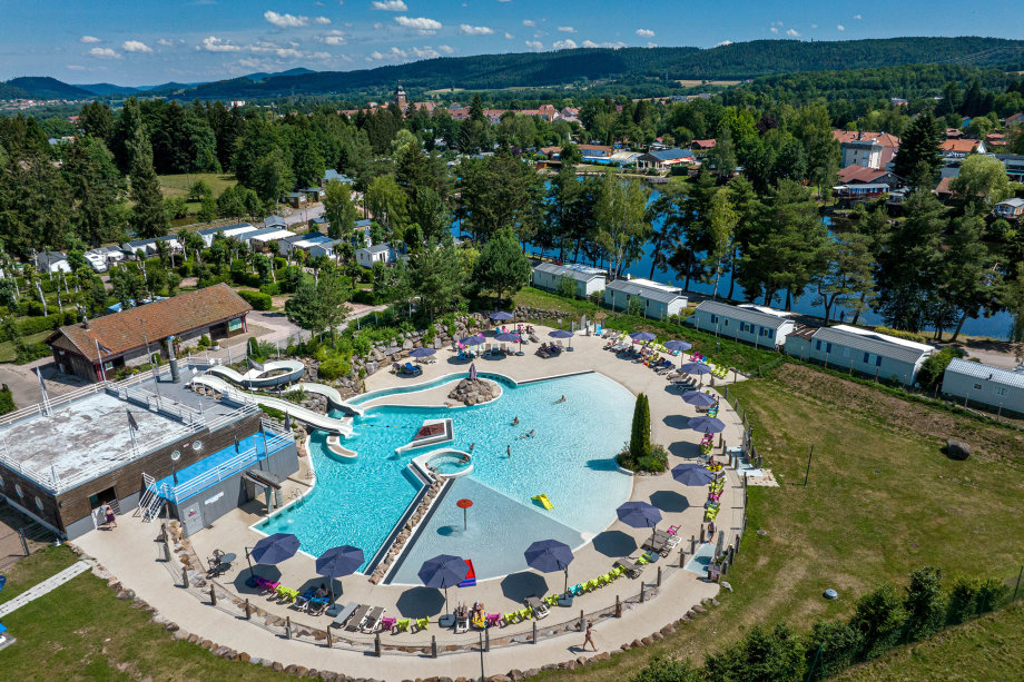 Campsites La Voivre 4 and 5 stars with water park Campings.Luxury