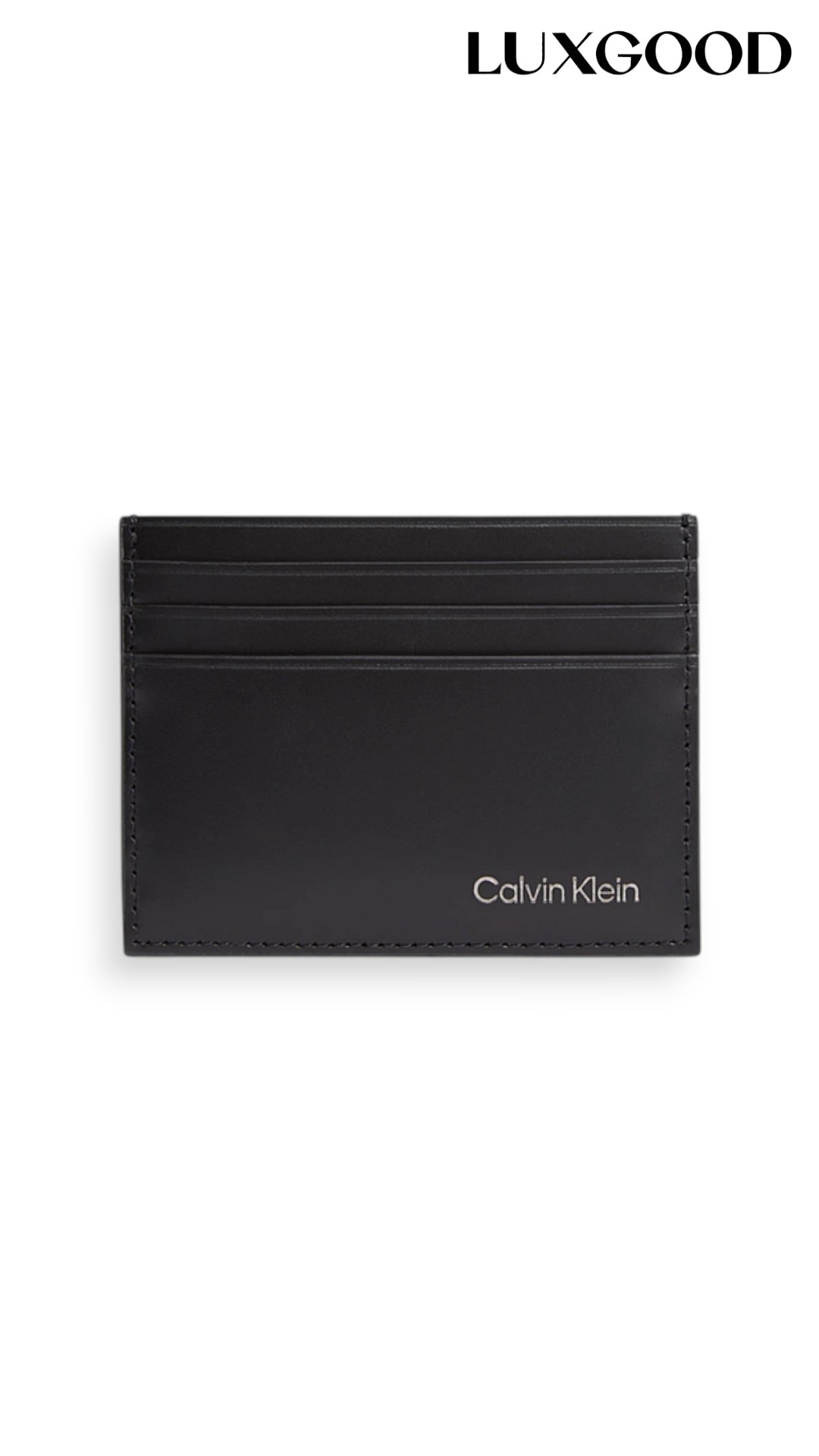 CK - Leather RFID Cardholder - Black