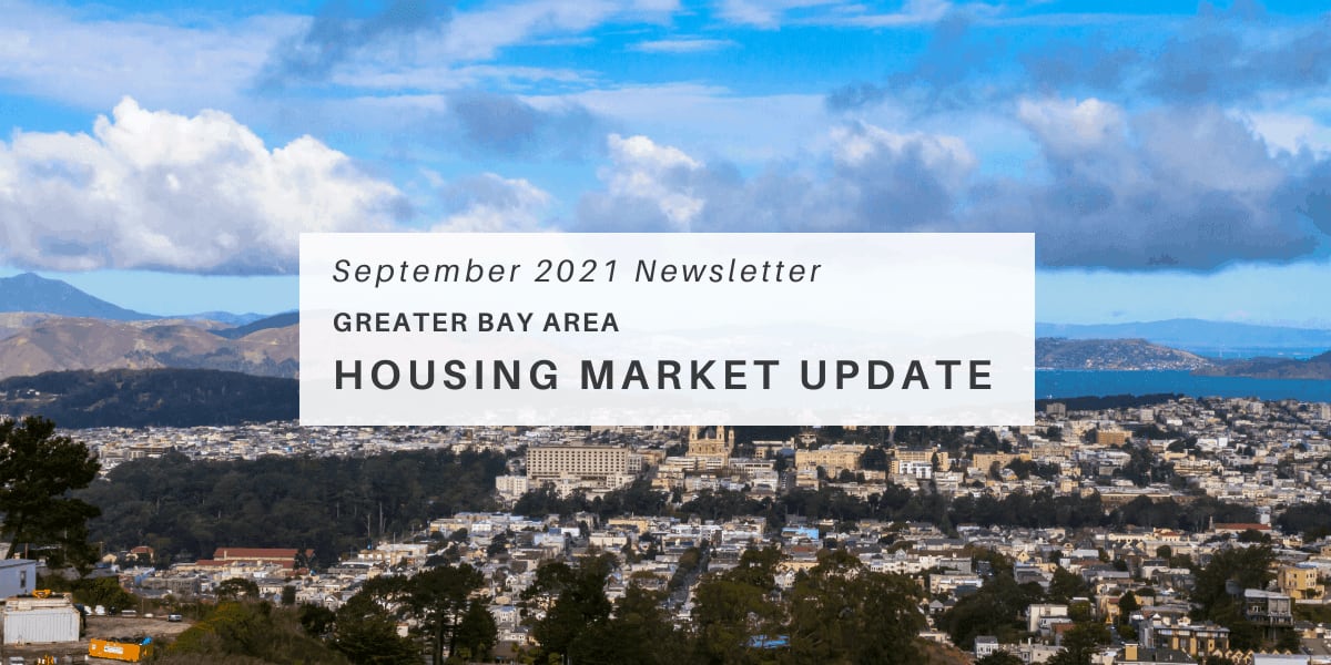 September Newsletter – Greater Bay Area Housing Market Updates