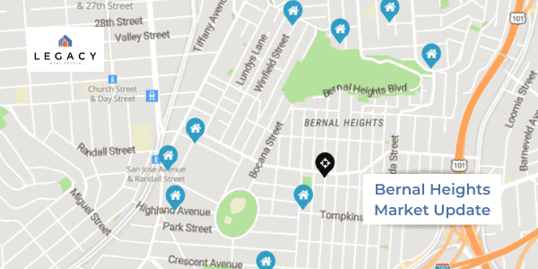 March Bernal Heights Real Estate Update; Homes for Sale; New Listings; Recently Sold; Market Activity