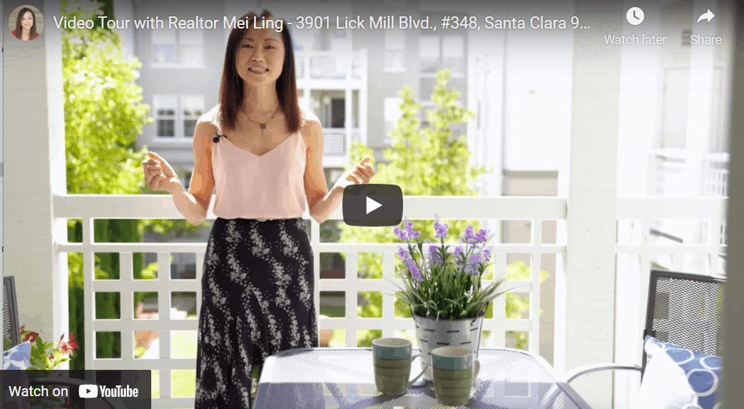 Video Tour with Realtor Mei Ling – 3901 Lick Mill Blvd., #348, Santa Clara 95054