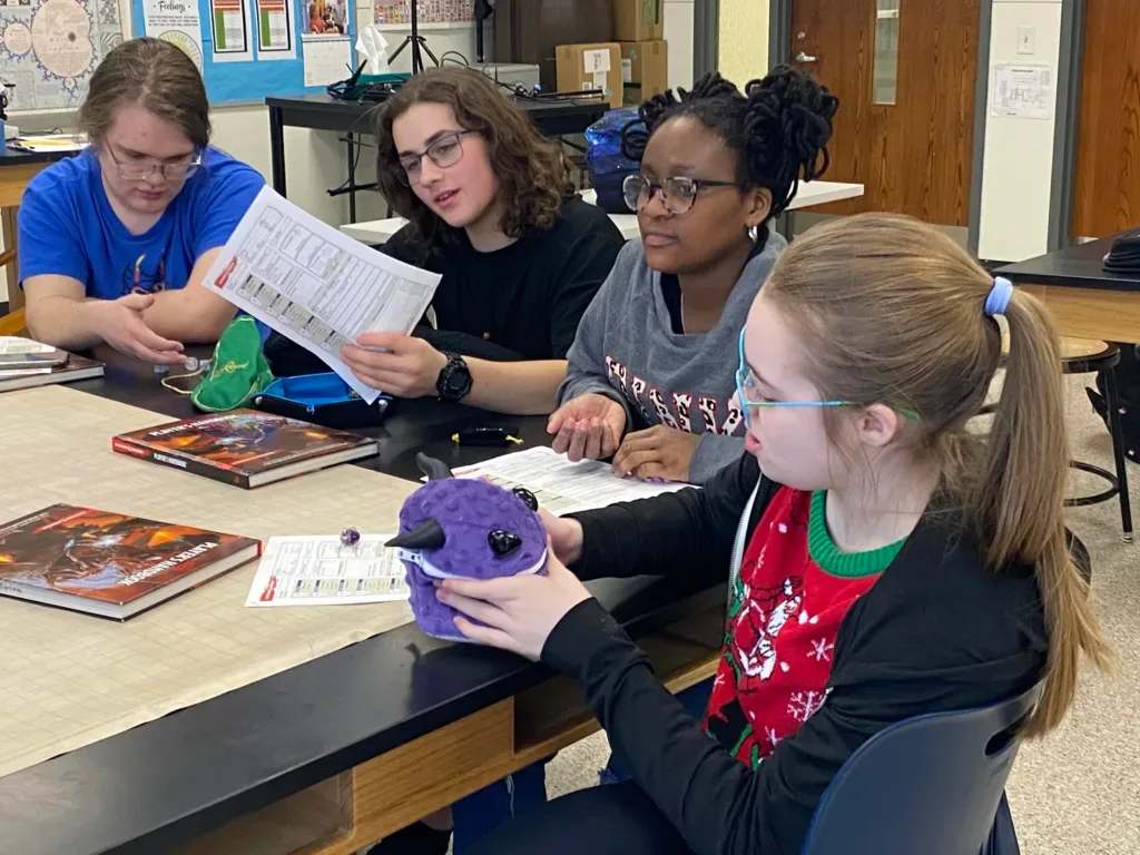 Dungeons & Dragons club fosters creativity, confidence for Miriam students