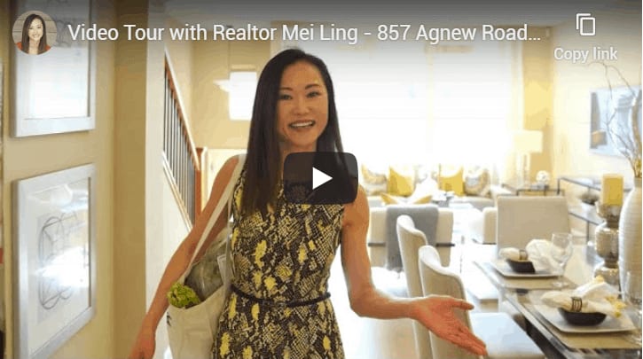 Video Tour with Realtor Mei Ling – 857 Agnew Road, Santa Clara 95054