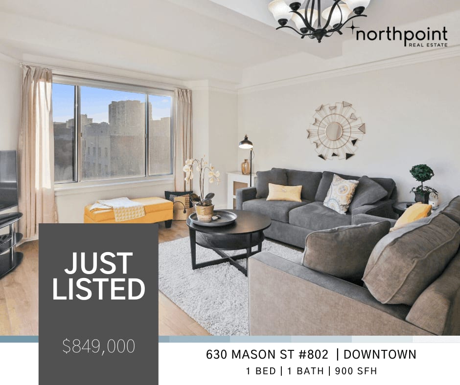 Just Listed – Large One Bedroom plus Den, View Apartment Downtown