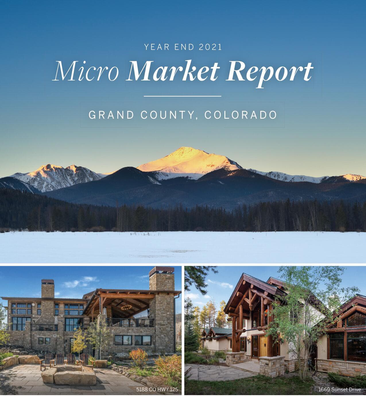 Year End 2021 Micro Market Report for Grand County Colorado 