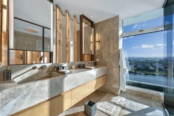 5 Bathrooms with Stunning Marble Features