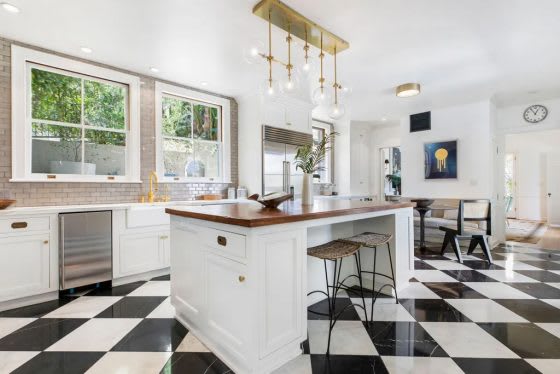Checkmate: 4 Homes with Black-and-White Floors