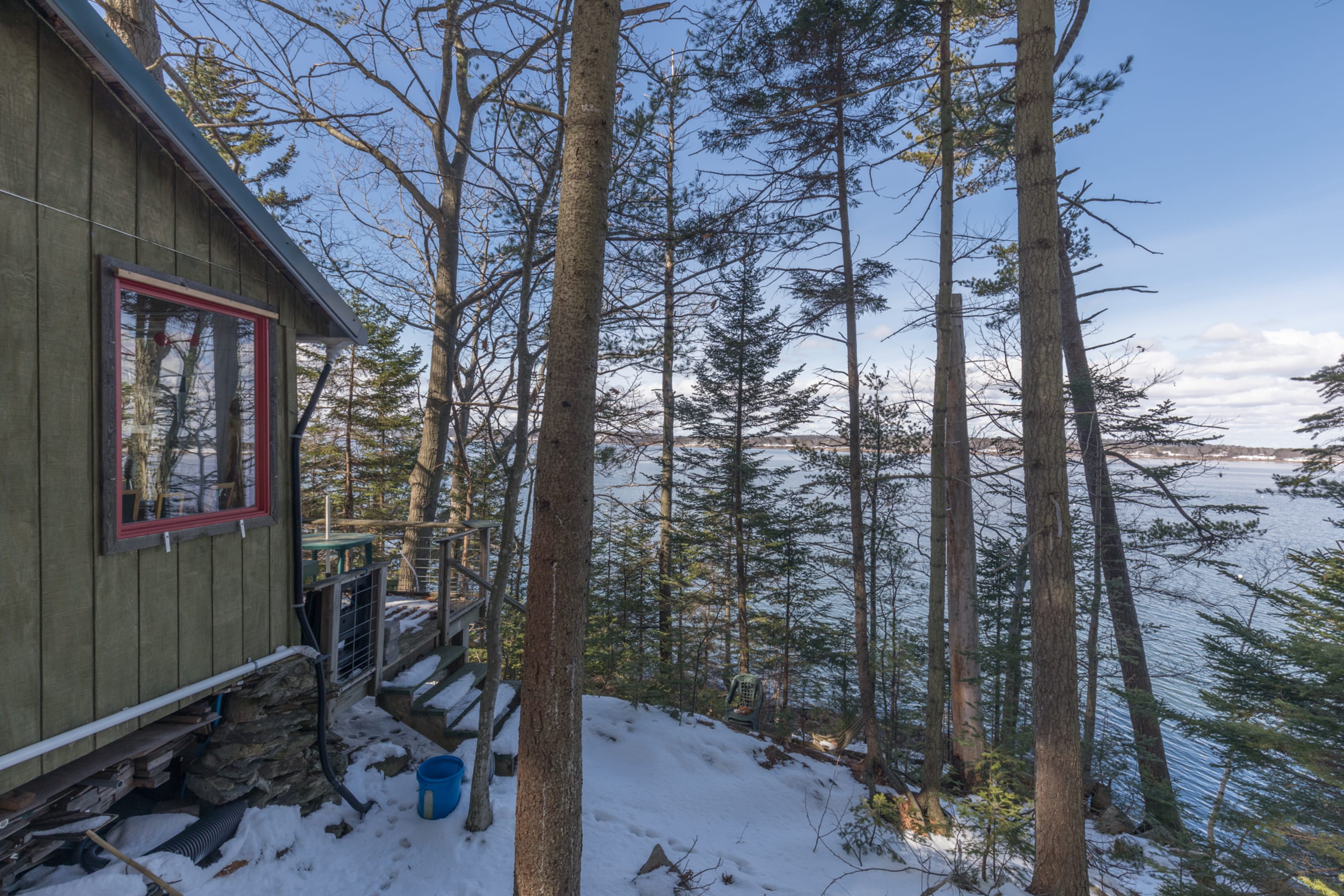Dramatic Waterfront Lot on Cousins Island