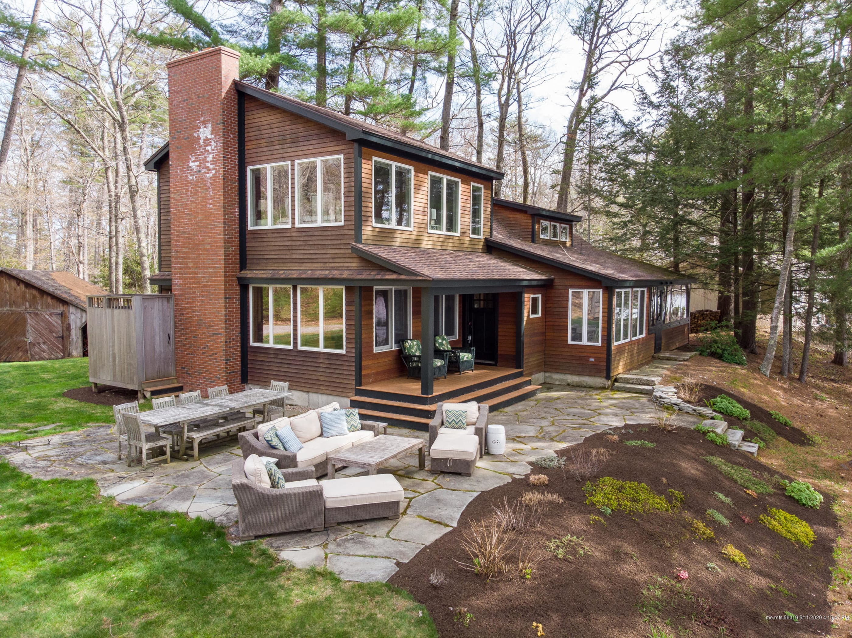 Prime Little Sebago Lake Waterfront Home