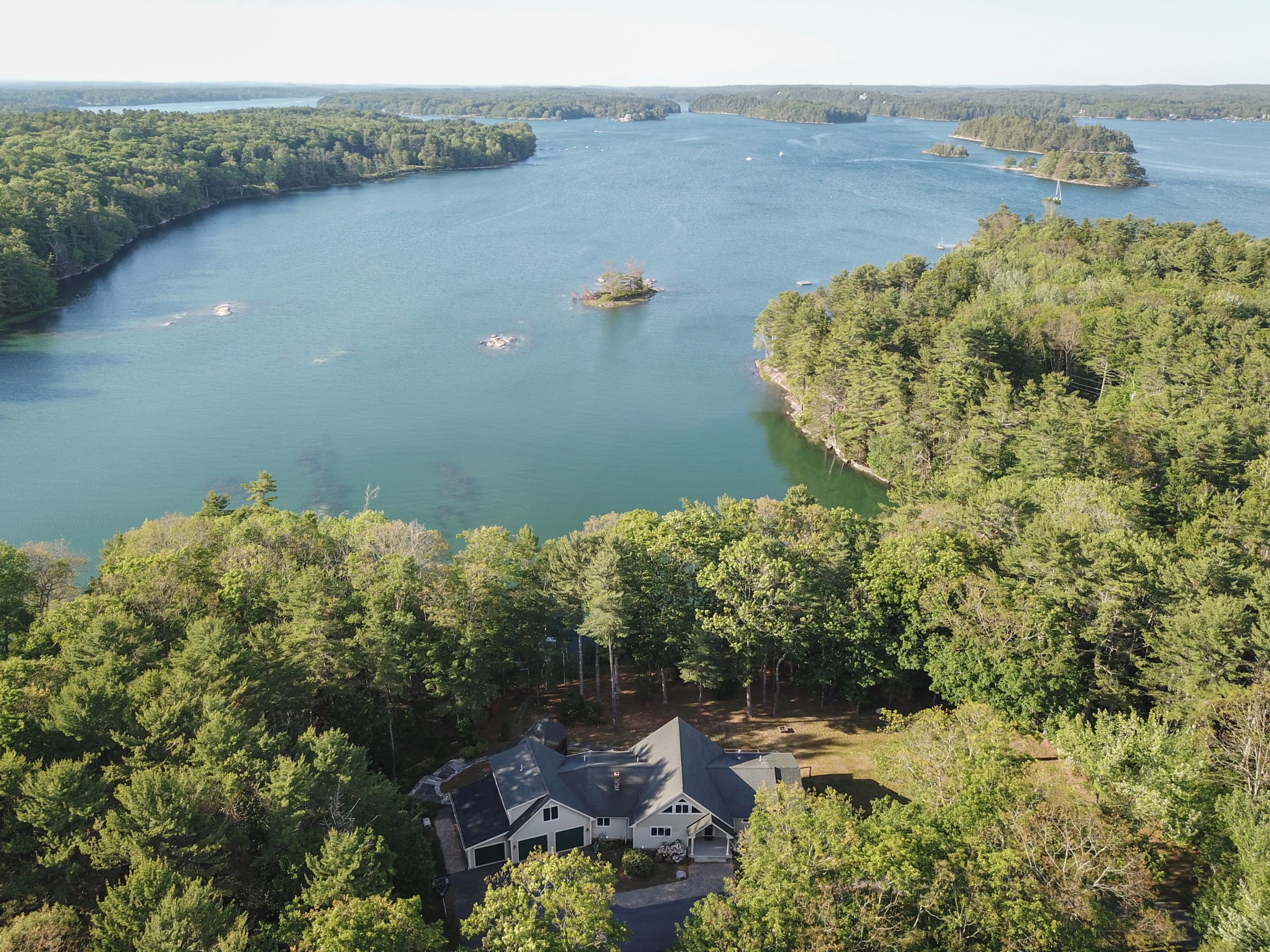 Laurel Cove Home with 325 Ft of Ocean Frontage