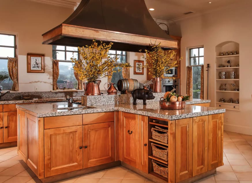 kitchen table set in napa valley ca