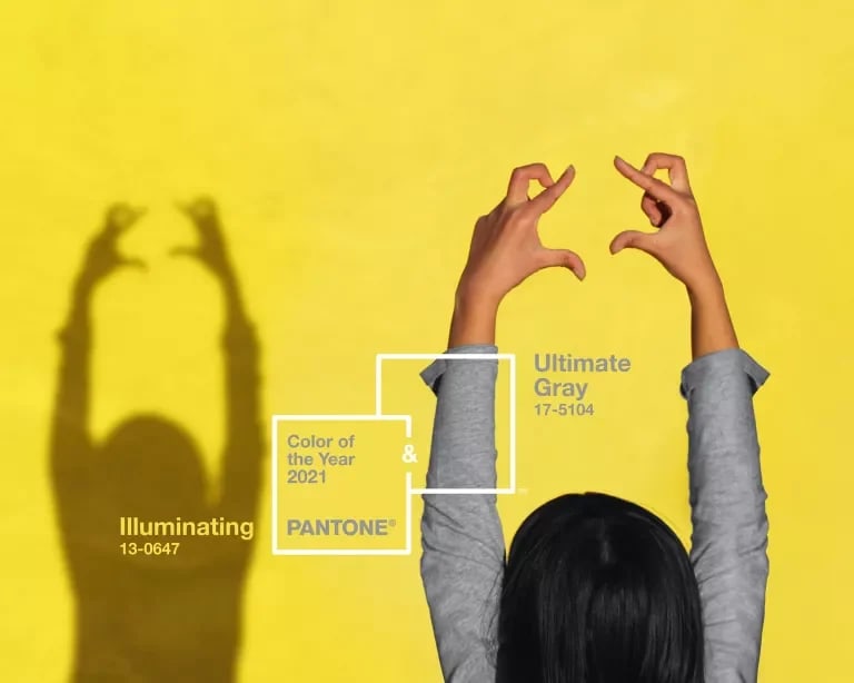 Pantone Color of the Year 2021: Illuminating and Ultimate Gray