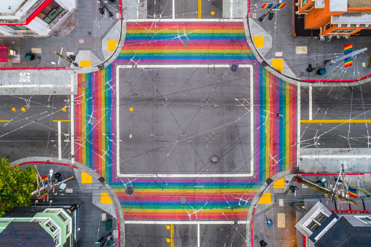 Rainbow Crosswalk