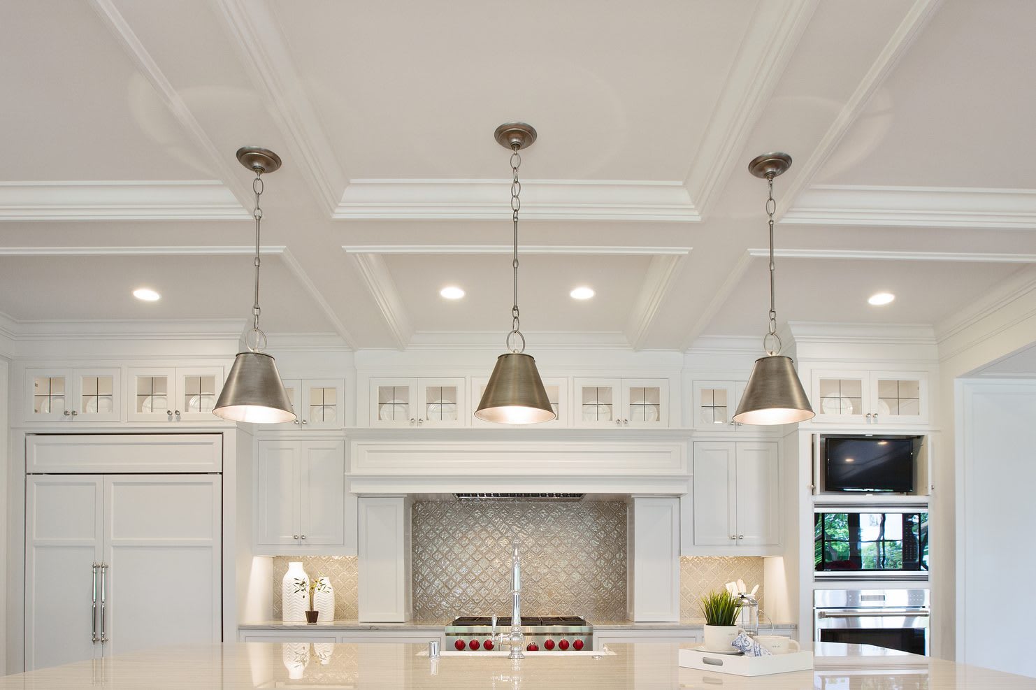 Spectacular kitchen in brand new tour home