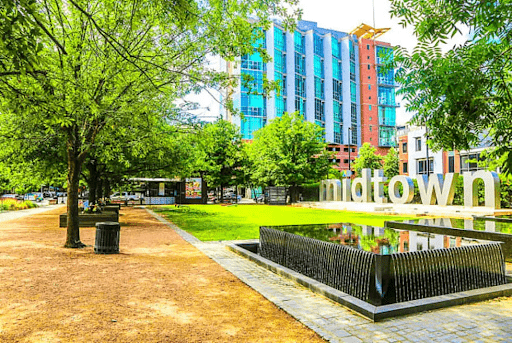 A green space in Houston's Midtown.