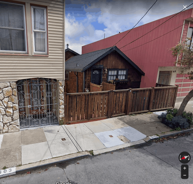 615 Ellsworth, Bernal San Francisco, earthquake shack