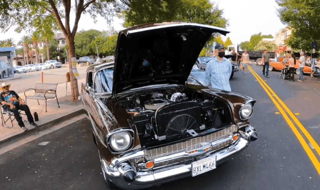 Cobolt Blue At the Cruisin' Blues in This Classic Car