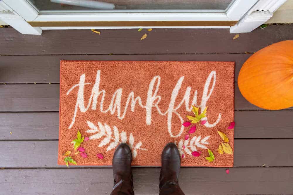 Door mat (Add Value This Fall with These 7 Curb Appeal Trends)