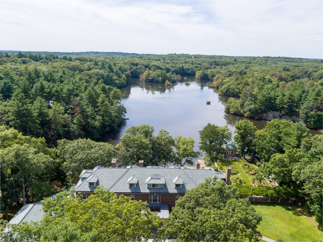 Dedham Estate Overlooking Weld Pond Jonathan Radford