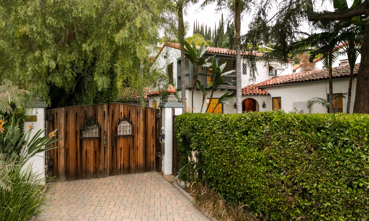 Sequestered Spanish Colonial Revival North of the Boulevard 