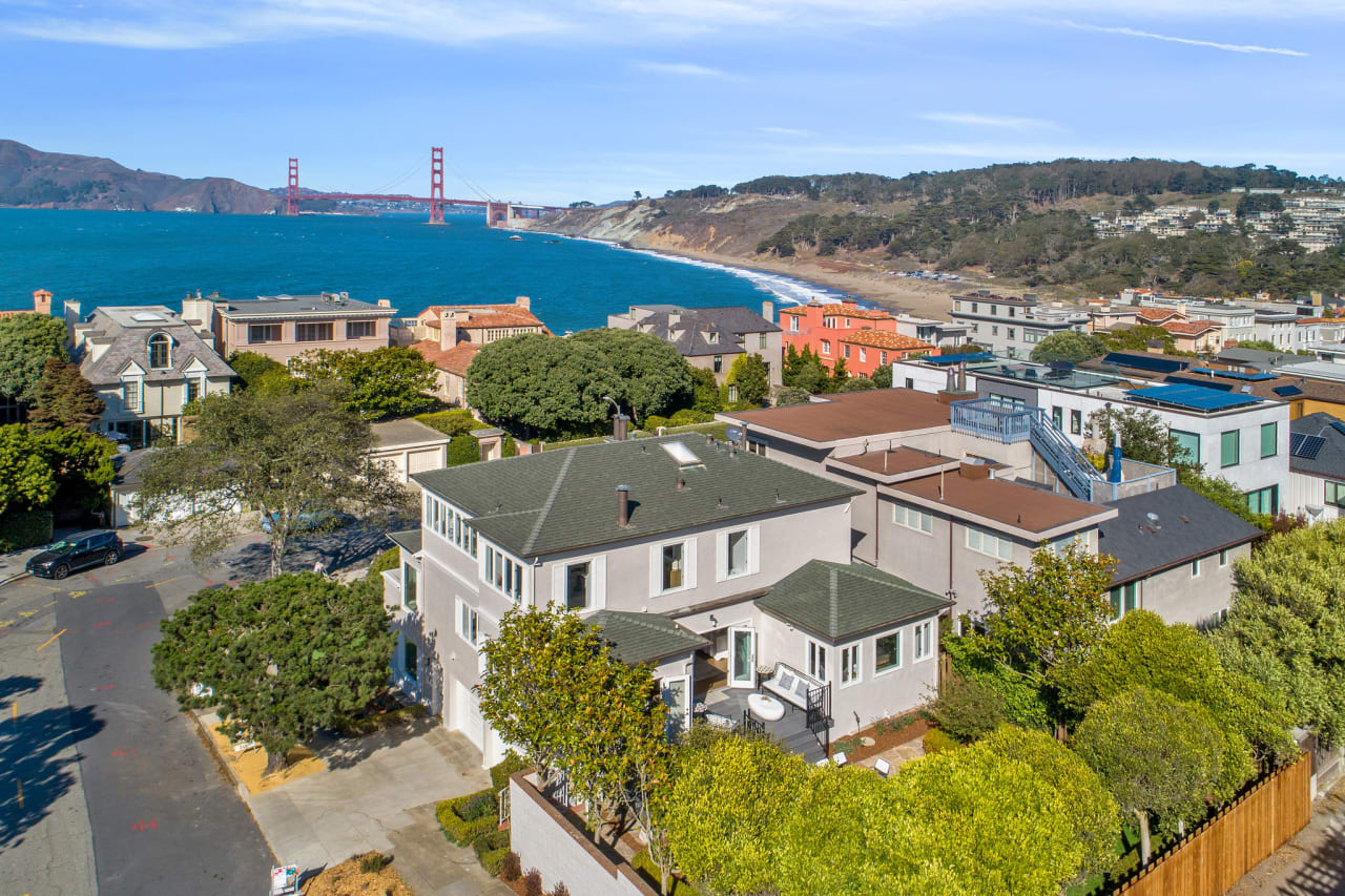 San Francisco Real Estate, Sea Cliff Single Family Home Beverly