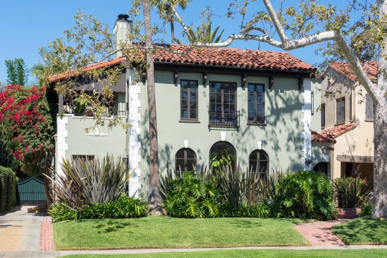 Hancock Park Trophy Mediterranean Revival Duplex